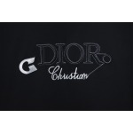 Dior Pin Embroidery T-shirt Black