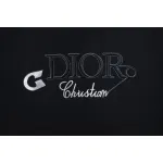 Dior Pin Embroidery T-shirt Black