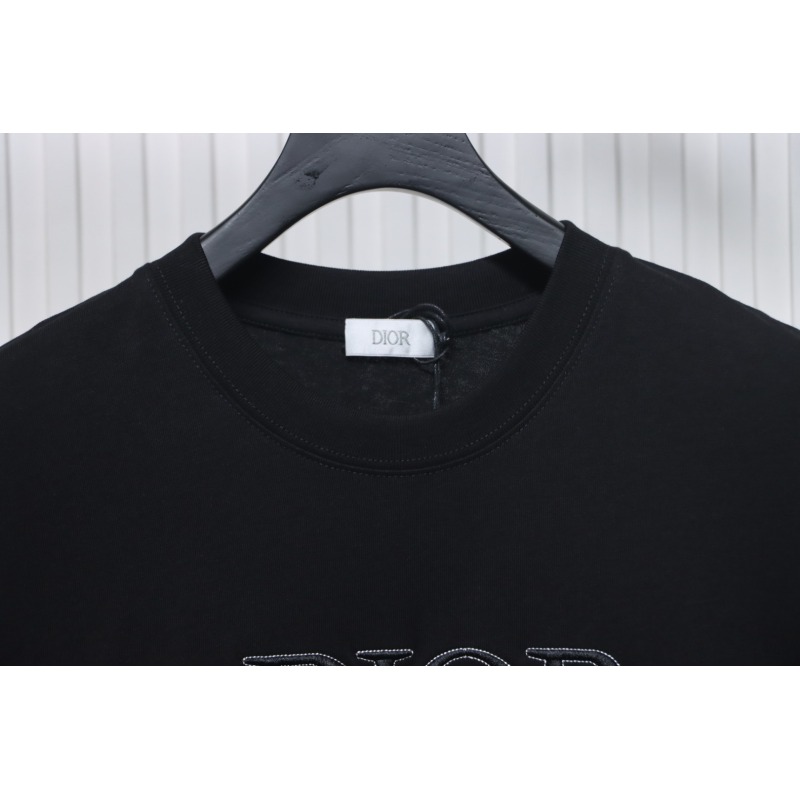 Dior Pin Embroidery T-shirt Black