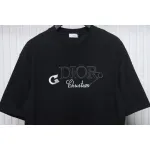 Dior Pin Embroidery T-shirt Black