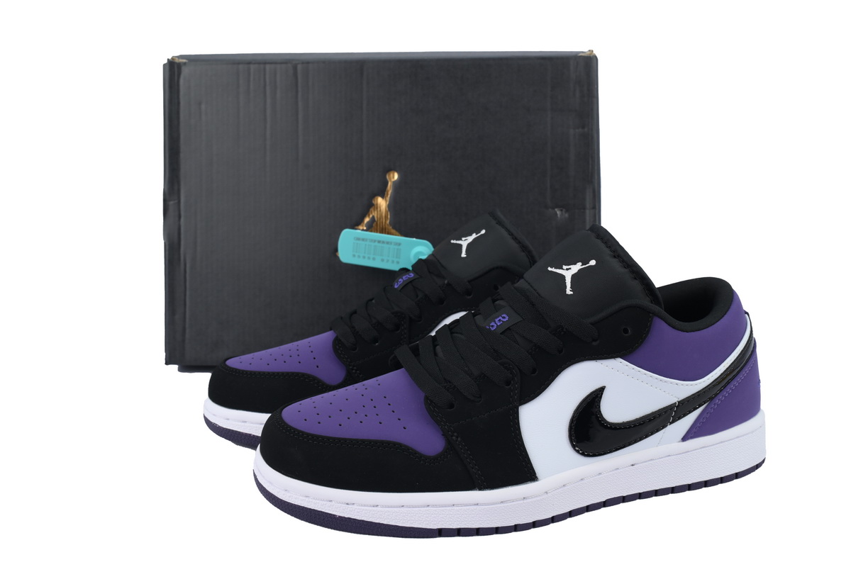 LJR Batch Air Jordan 1 Low Court Purple 553558-125