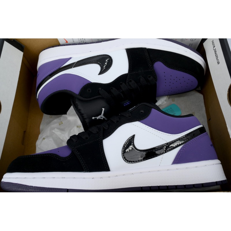LJR Batch Air Jordan 1 Low Court Purple 553558-125