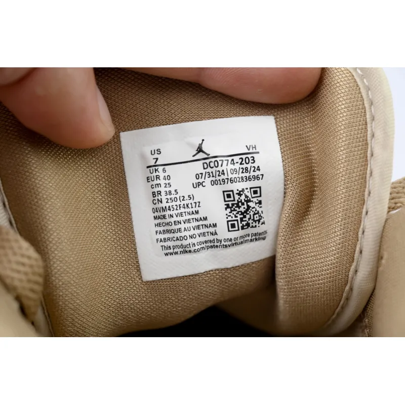 LJR Batch Air Jordan 1 Low SE Sail Rattan University Red DC0774-203