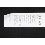 Loewe 23SS 3D Embossed Four-Leaf Clover T-Shirt Black