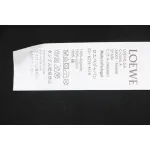Loewe 23SS 3D Embossed Four-Leaf Clover T-Shirt Black