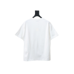 Loewe 23SS 3D Embossed Four-Leaf Clover T-Shirt White