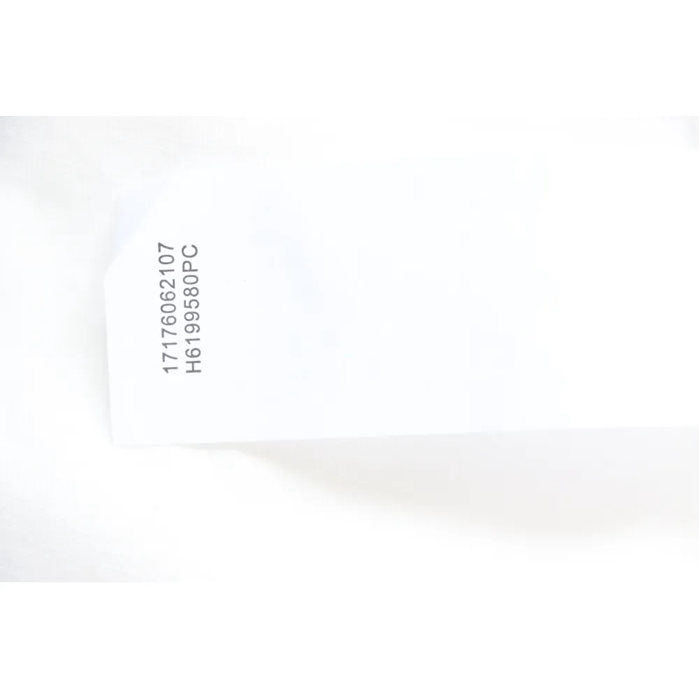 Loewe 23SS 3D Embossed Four-Leaf Clover T-Shirt White