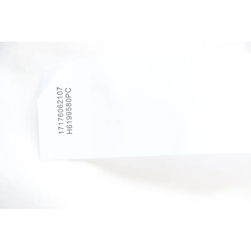 Loewe 23SS 3D Embossed Four-Leaf Clover T-Shirt White