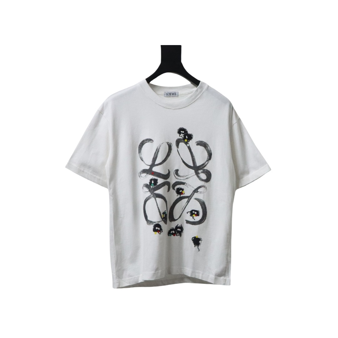 Loewe 24ss Coal Ball T-Shirt White