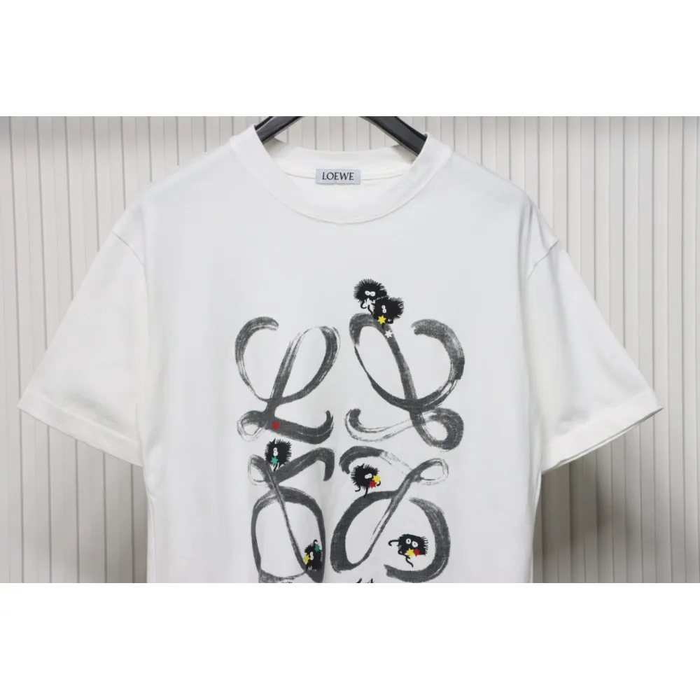 Loewe 24ss Coal Ball T-Shirt White