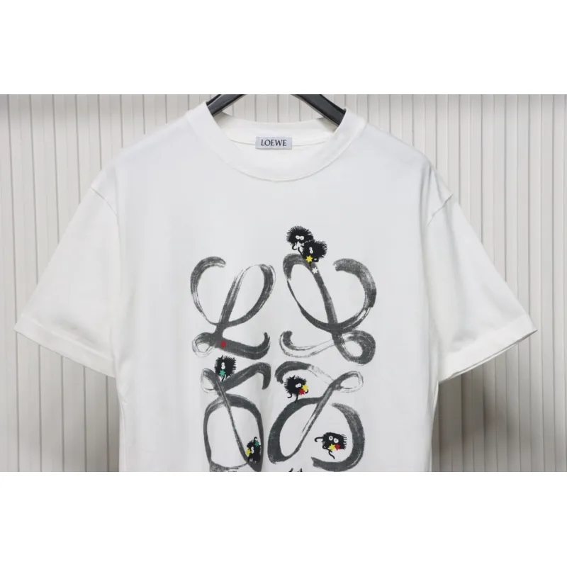 Loewe 24ss Coal Ball T-Shirt White
