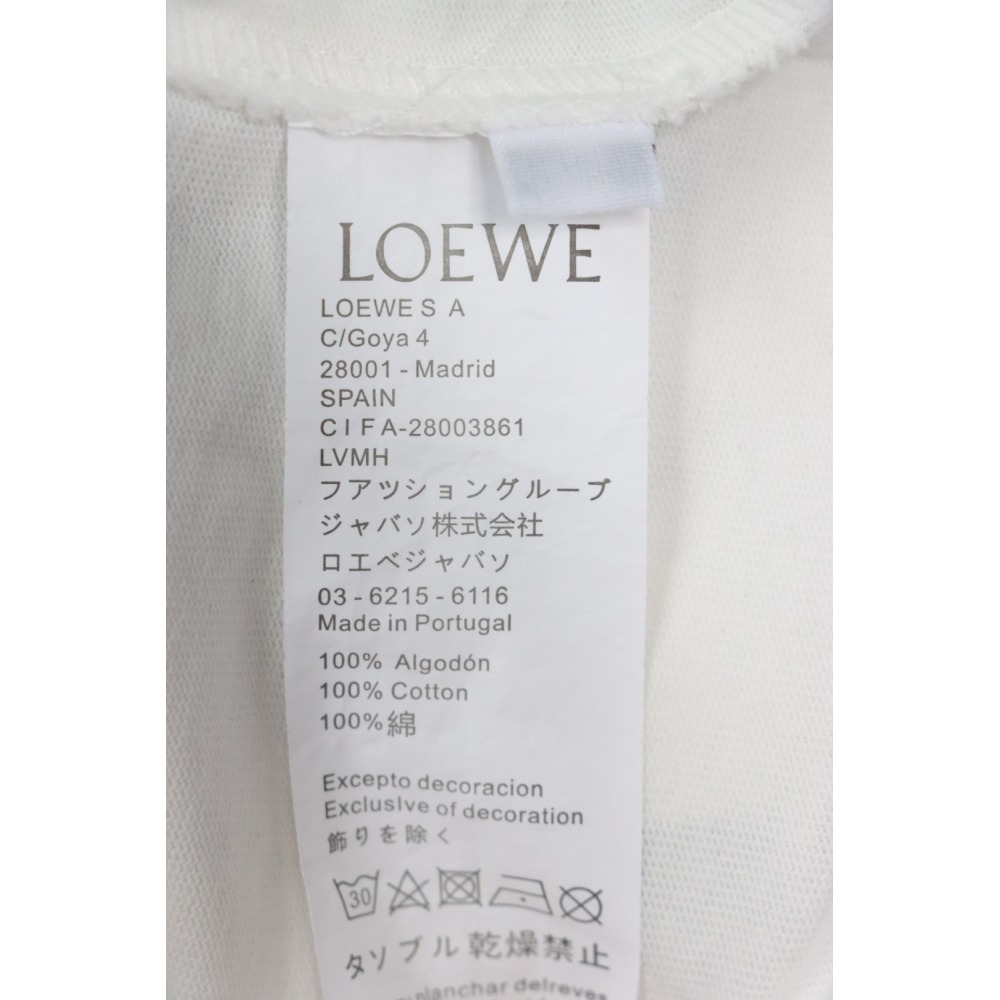 Loewe 24ss Coal Ball T-Shirt White