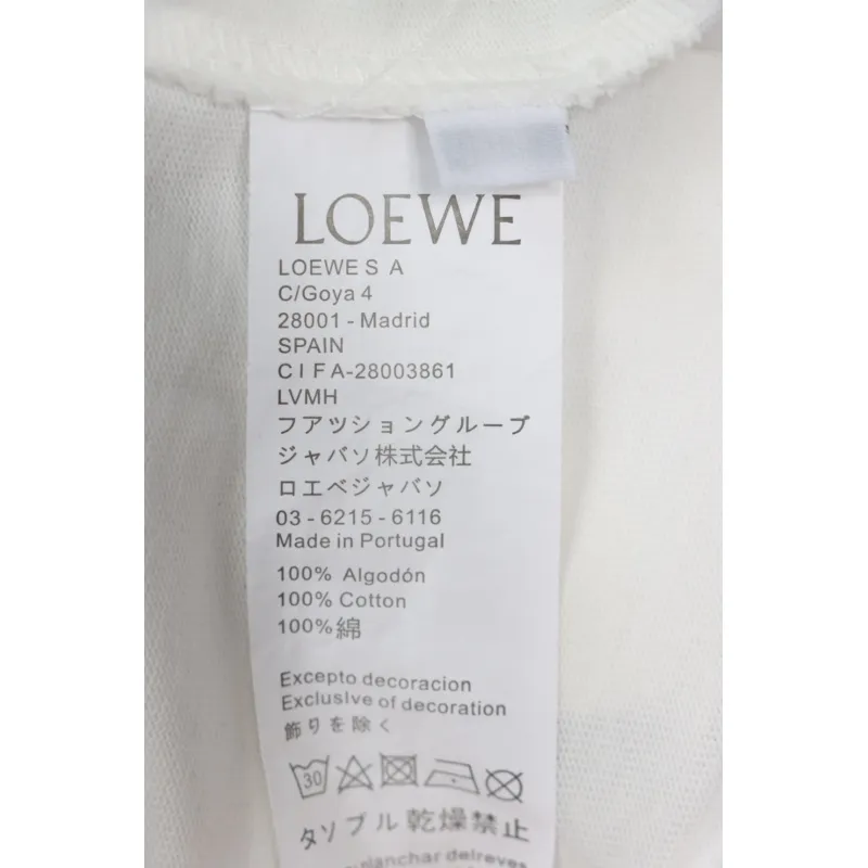 Loewe 24ss Coal Ball T-Shirt White