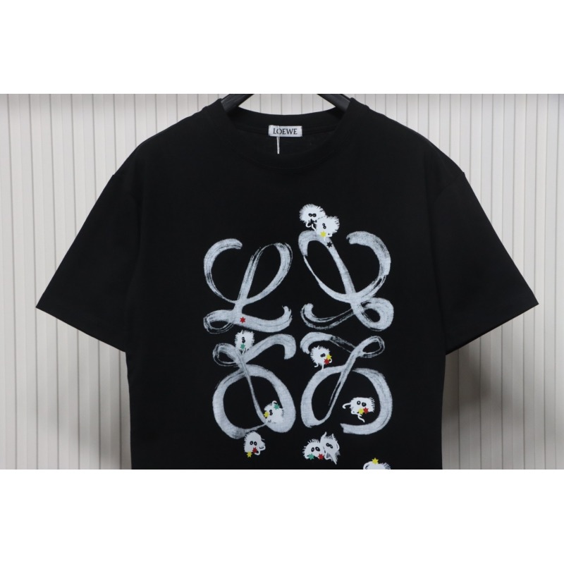 Loewe 24ss Coal Ball T-Shirt Black