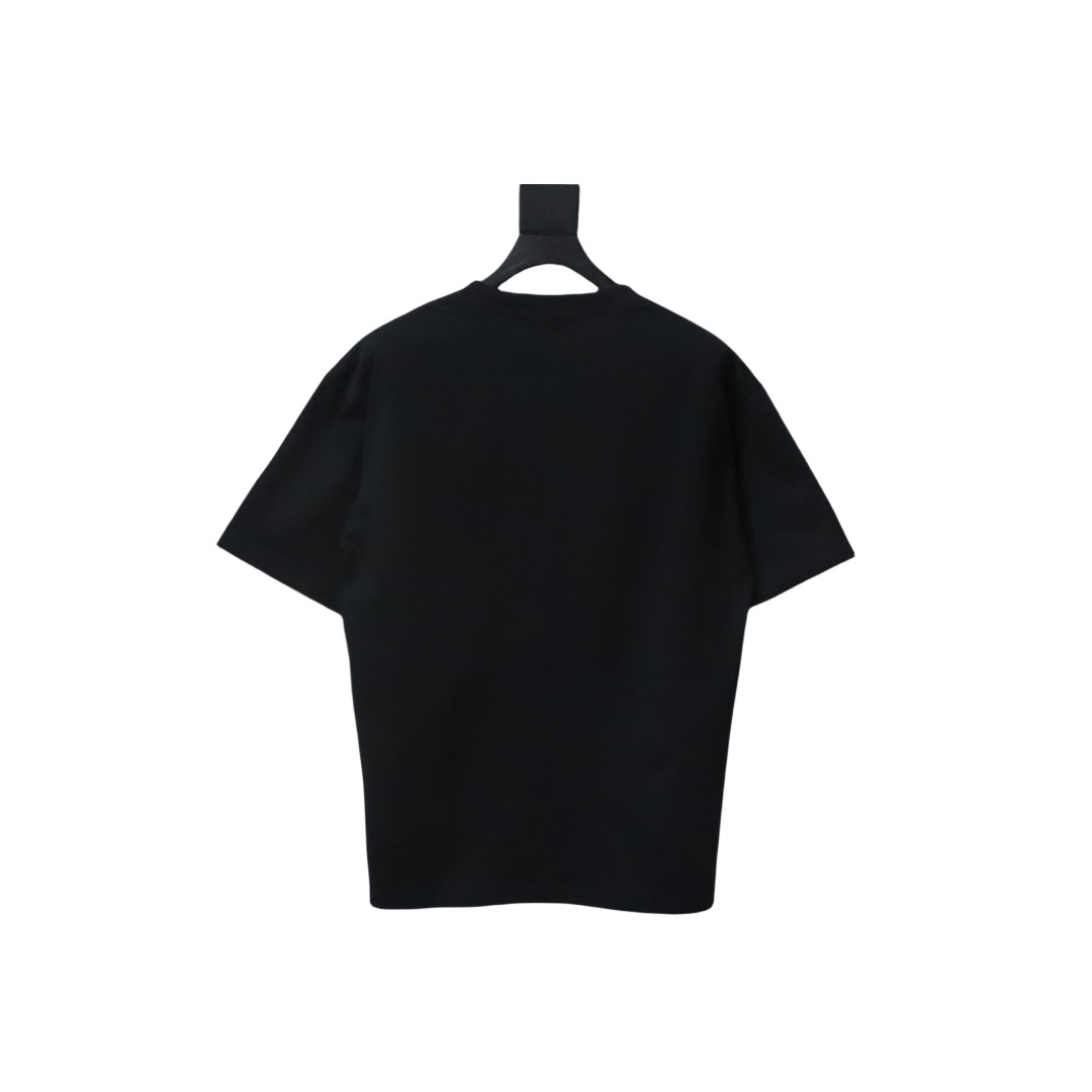 Loewe 24ss Hot diamond Four-Leaf Clover T-Shirt Black