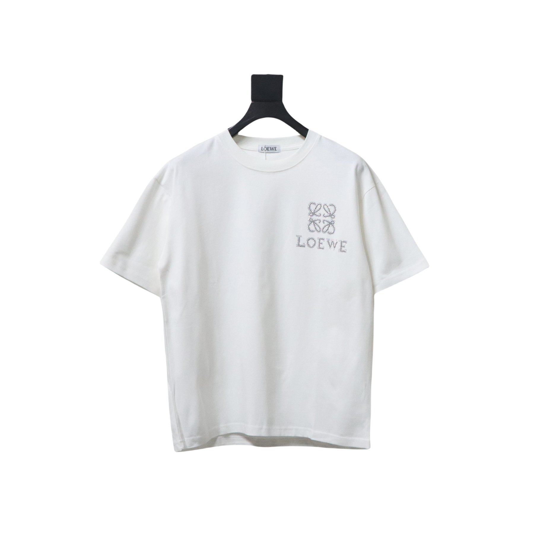 Loewe 24ss Hot diamond Four-Leaf Clover T-Shirt White
