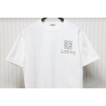 Loewe 24ss Hot diamond Four-Leaf Clover T-Shirt White