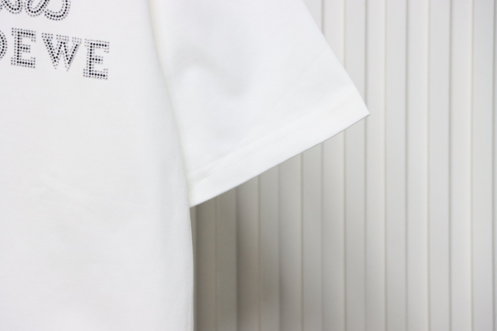 Loewe 24ss Hot diamond Four-Leaf Clover T-Shirt White