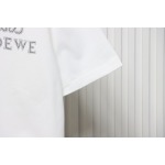 Loewe 24ss Hot diamond Four-Leaf Clover T-Shirt White