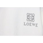 Loewe 24ss Hot diamond Four-Leaf Clover T-Shirt White