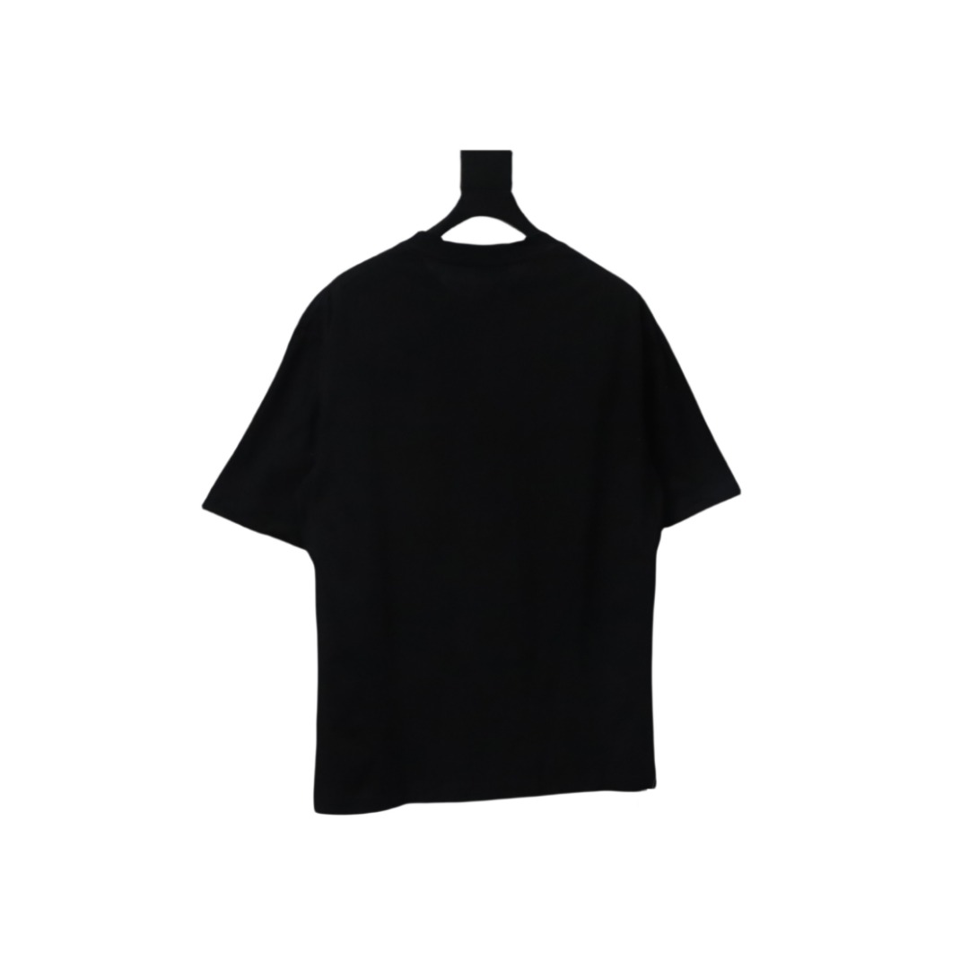 Loewe 24ss Towel Embroidery T-Shirt Black