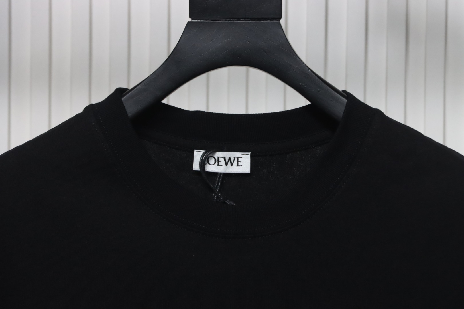 Loewe 24ss Towel Embroidery T-Shirt Black