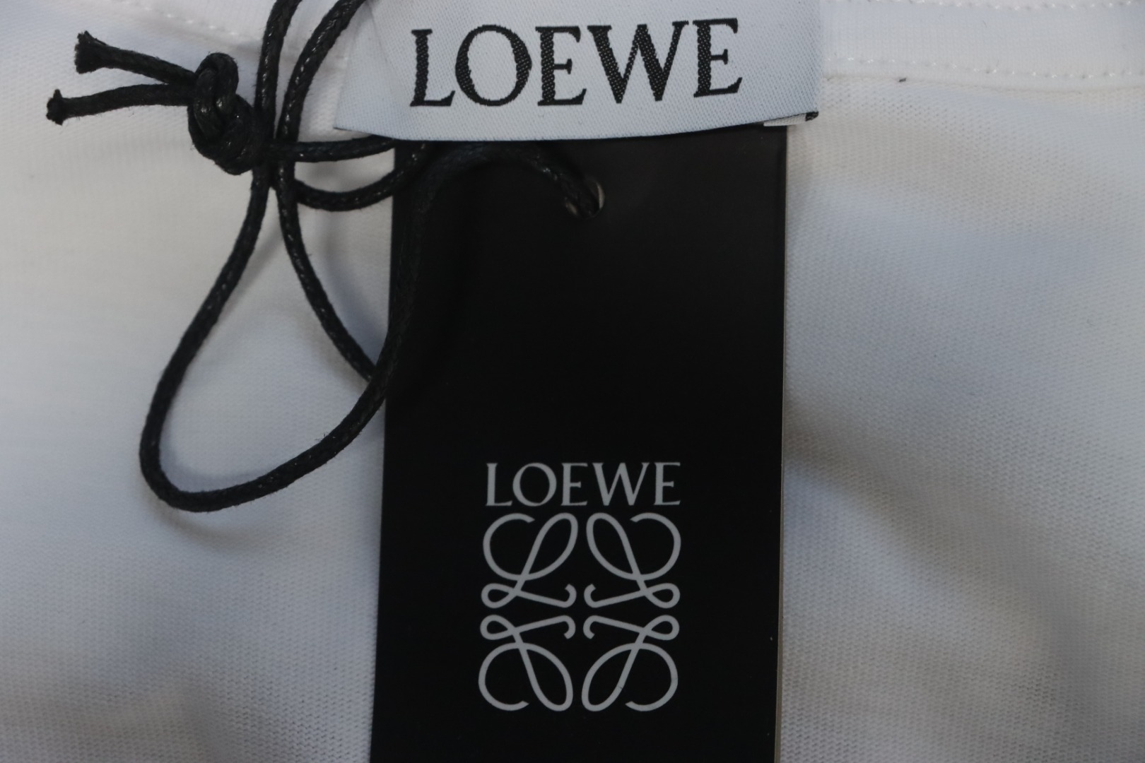 Loewe 24ss Towel Embroidery T-Shirt White