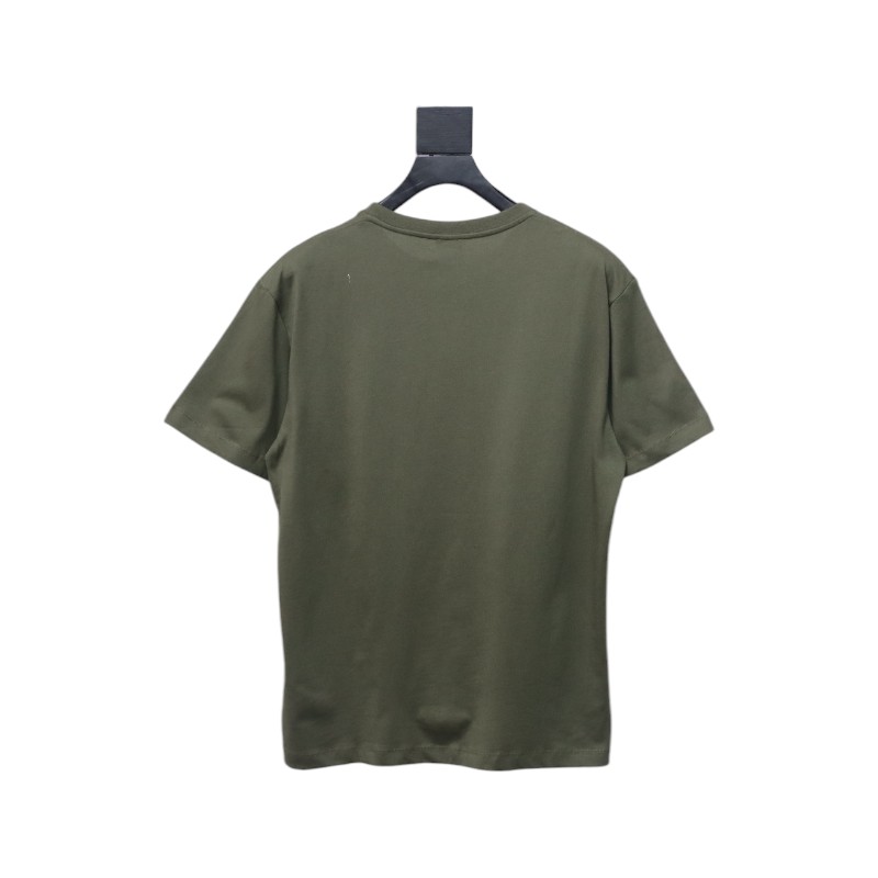Loewe 25ss Chest Embroidery T-Shirt Green