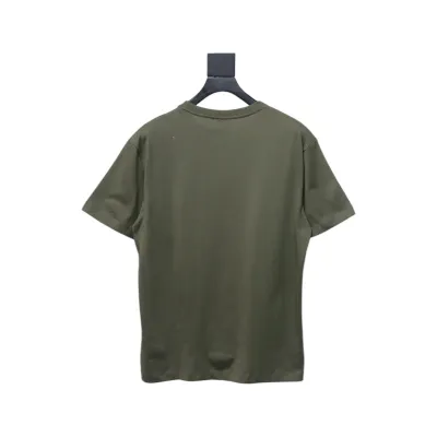 Loewe 25ss Chest Embroidery T-Shirt Green 02