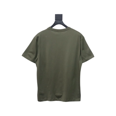 Loewe 25ss Chest Embroidery T-Shirt Green 02