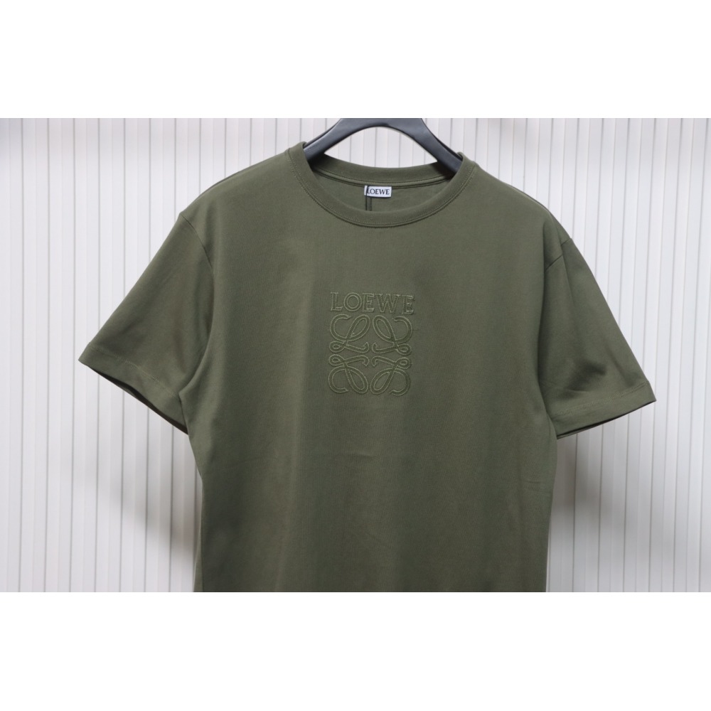 Loewe 25ss Chest Embroidery T-Shirt Green