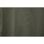 Loewe 25ss Chest Embroidery T-Shirt Green