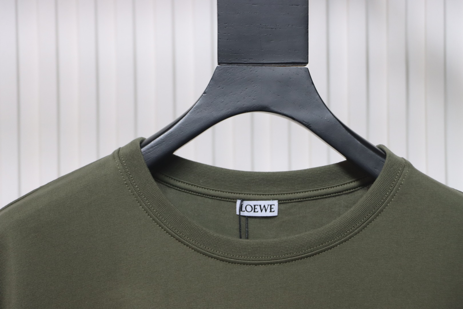 Loewe 25ss Chest Embroidery T-Shirt Green