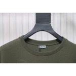 Loewe 25ss Chest Embroidery T-Shirt Green