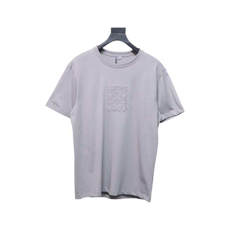 Loewe 25ss Chest Embroidery T-Shirt Grey