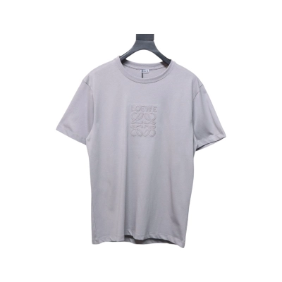 Loewe 25ss Chest Embroidery T-Shirt Grey 01