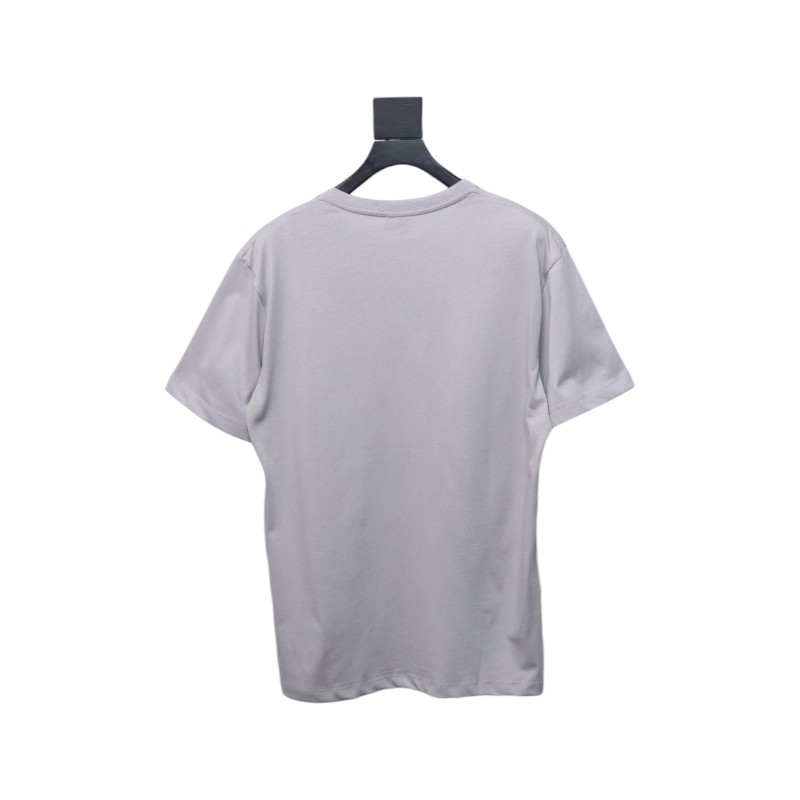 Loewe 25ss Chest Embroidery T-Shirt Grey