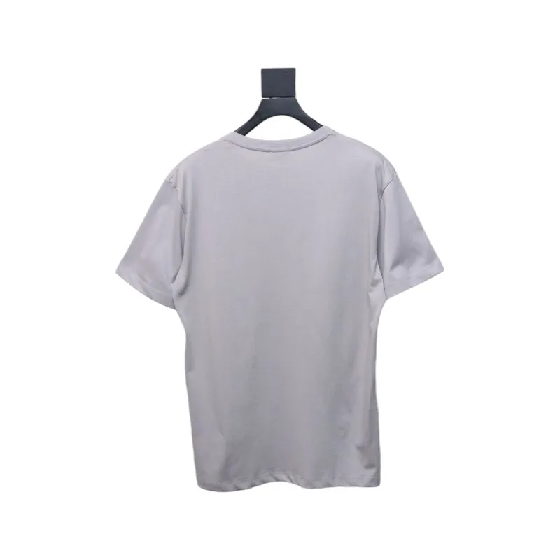 Loewe 25ss Chest Embroidery T-Shirt Grey