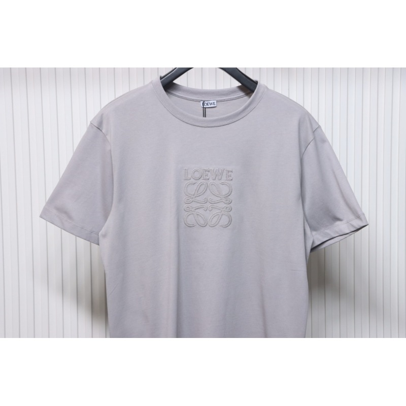 Loewe 25ss Chest Embroidery T-Shirt Grey