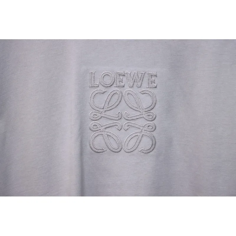 Loewe 25ss Chest Embroidery T-Shirt Grey