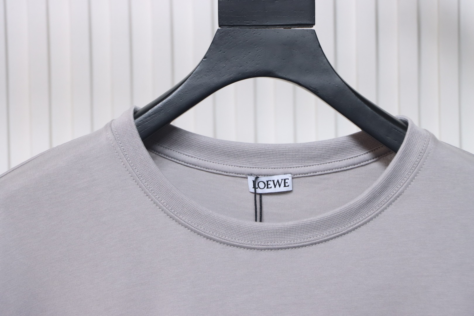 Loewe 25ss Chest Embroidery T-Shirt Grey