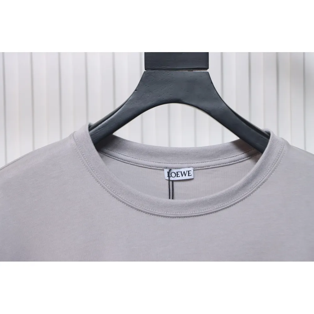 Loewe 25ss Chest Embroidery T-Shirt Grey