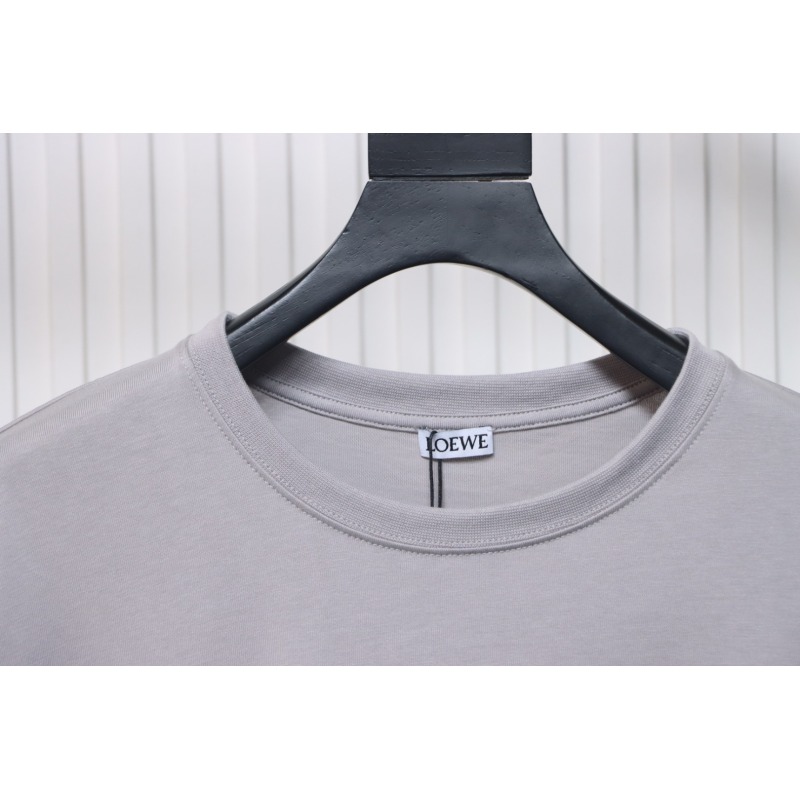 Loewe 25ss Chest Embroidery T-Shirt Grey