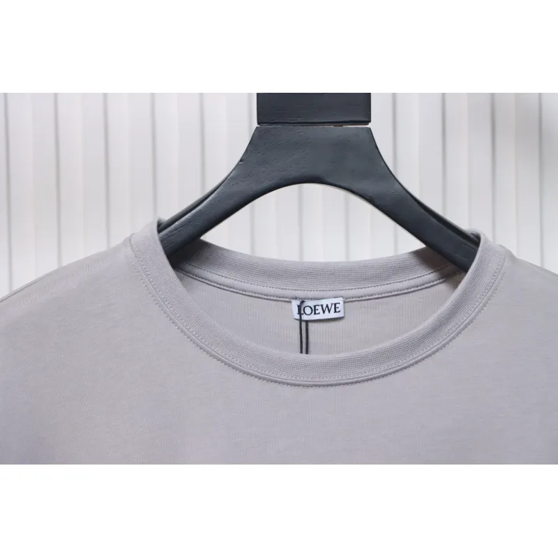Loewe 25ss Chest Embroidery T-Shirt Grey