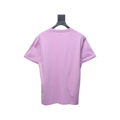 Loewe 25ss Chest Embroidery T-Shirt Purple 02