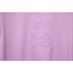 Loewe 25ss Chest Embroidery T-Shirt Purple