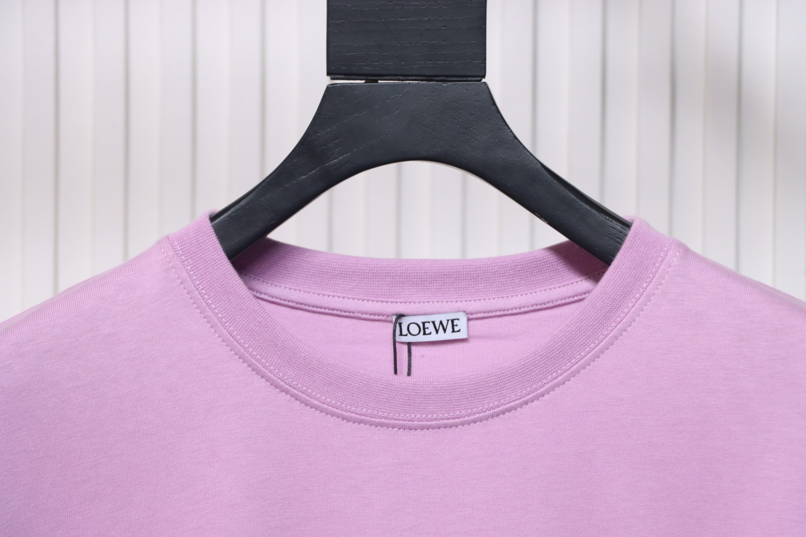 Loewe 25ss Chest Embroidery T-Shirt Purple
