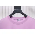 Loewe 25ss Chest Embroidery T-Shirt Purple