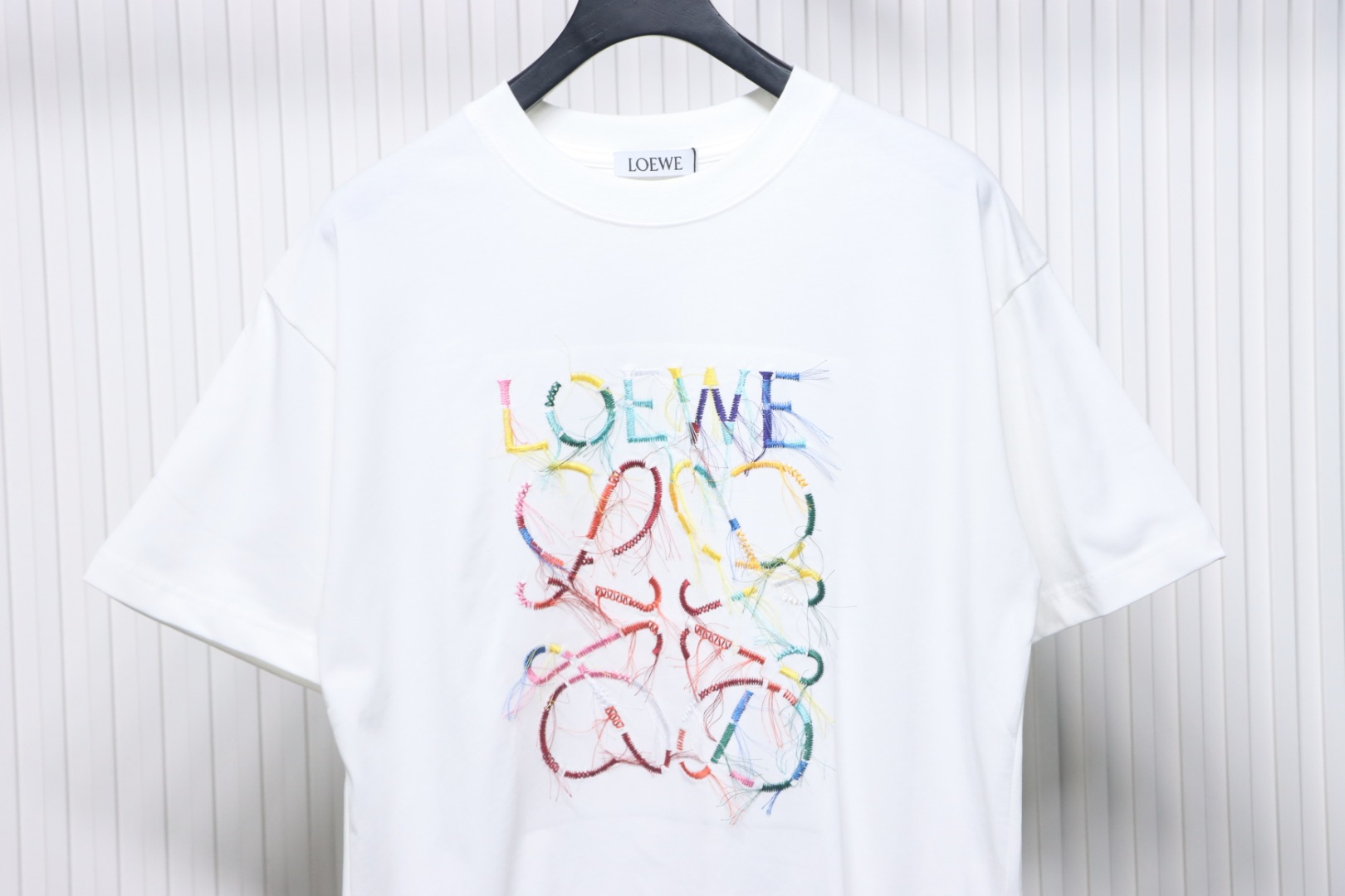 Loewe 25ss Colored Tassels T-Shirt White