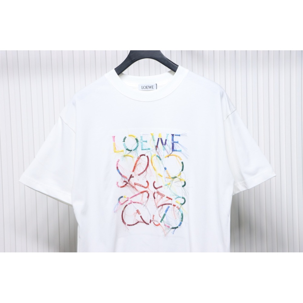 Loewe 25ss Colored Tassels T-Shirt White